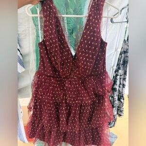 Lulus puffy dress size Large